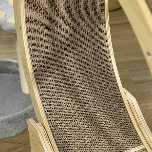 Kattskrapbräda, set om 8 återvinningsbar skrappapp, repmattor av wellpapp för träningshjul för katter, katter upp till 5 kg, 55 x 25,5 x 3 cm, brun