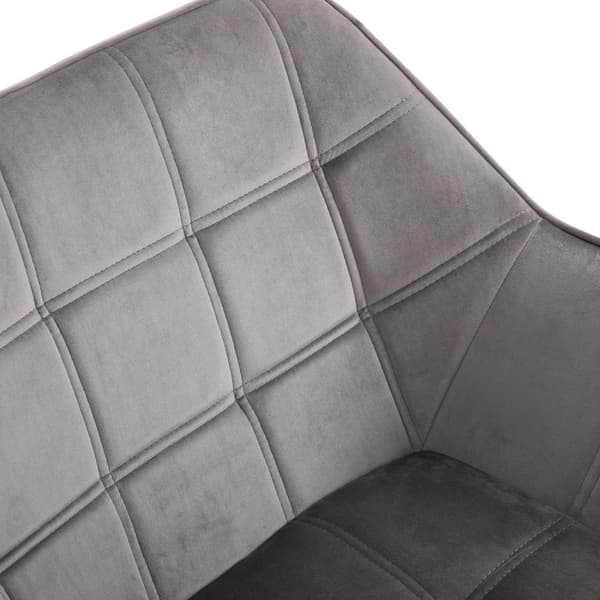 Enkelfåtölj vingstol relaxstol fåtölj med sammetsupphöjda ben sammetsliknande polyester skandinavisk grå 64 x 62 x 72,5 cm