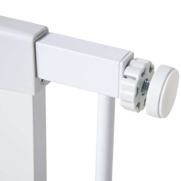 Dörr Säkerhetsgrind Trappport Hundgrind Justerbar 75-96cm Autostängning