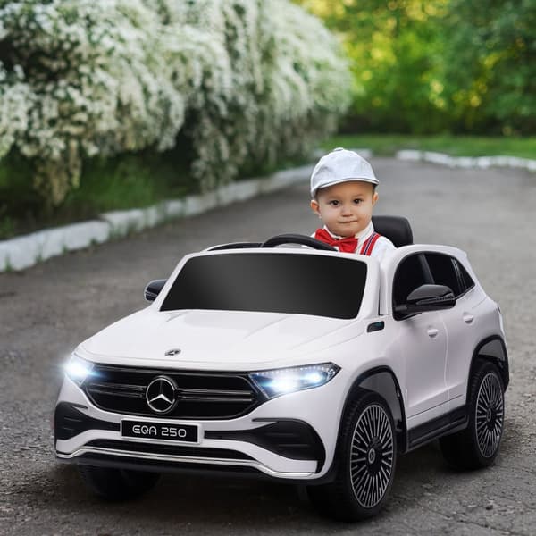 Elbiler for barn elbil med fjernkontroll, barnebil med MP3-spiller, frontlykter, barnekjøretøy, for 3-8 år barn