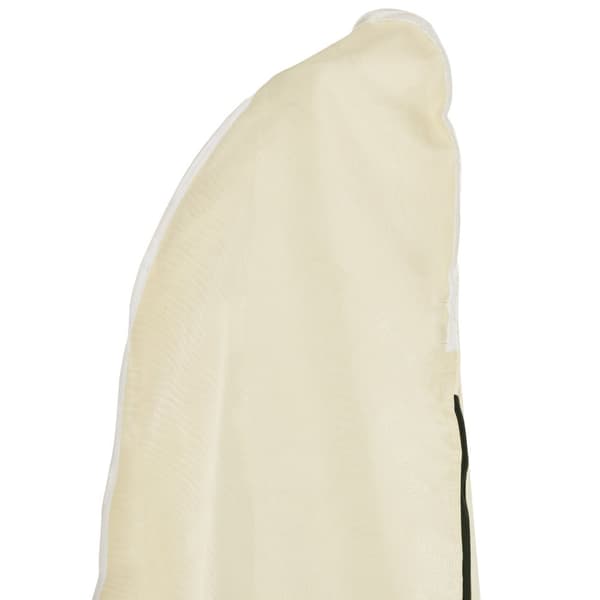 Suojapäällinen uloke sateenvarjon sateenvarjon päällinen vetoketjulla, Oxford, beige, 56x220cm