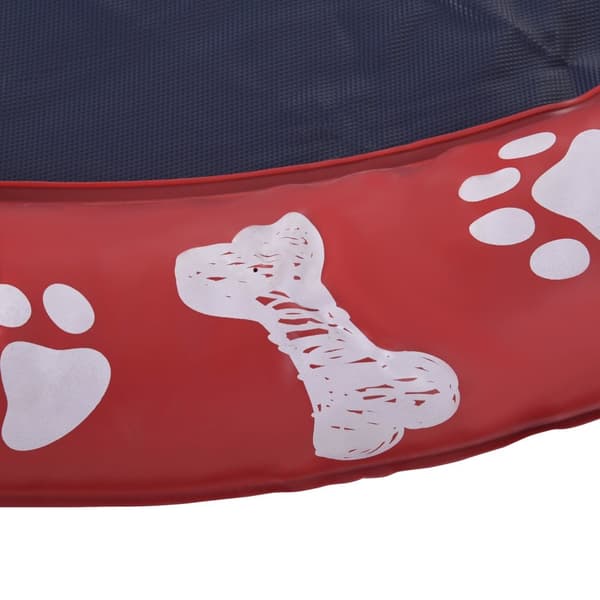 Hundebasseng For Hunder, Vannmatte Diameter 150 Cm Hundebasseng Spray Vannlekematte, Sklisikker, For Hage, Camping, Rød