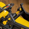 Miniatyrbild 10 av 10: Pedaltraktor Med Släp, Trampfordon Med Spade, Barnfordonstraktor För Barn Från 3 År Och Uppåt, Gul