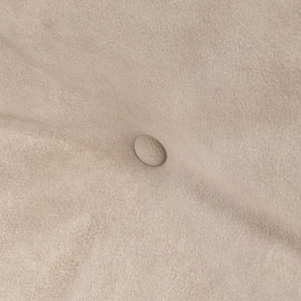 Sovesofa, Afslapningsstol Med Sengefunktion, Foldesofa Med Fløjlslook, Rygpude, Polstret Sofa Med Justerbart Ryglæn, Beige, 102 X 73 X 81 Cm