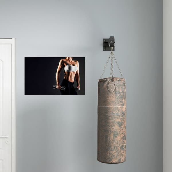 Boksesekk Veggfeste Justerbar Opp Til 100 Kg Stål Gym Treningsstudio