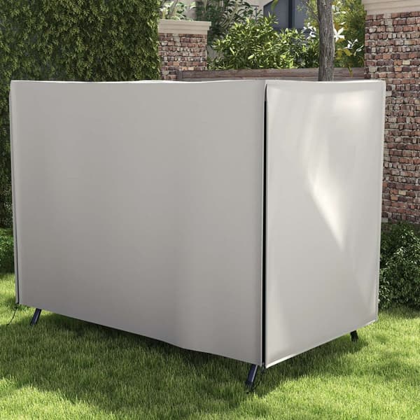 Hage Husketrekk, Hage Husketrekk, Trekk, Vanntett, Solbeskyttelse, Oxford, Grå, 205 X 124 X 164 Cm