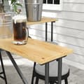 Miniatyrbillede 10 af 10: Ølteltbord, Sammenklappeligt Barbord, Quattro Ølbord Til 20 Personer, 105 Cm Ølteltsæt Med Paraplyhul, Kan Holde Op Til 120 Kg