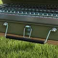 Miniatyrbilde 10 av 10: Bordgrill, Kullgrill Med Kullbrett, Grillstativ, Håndtak, Piknik, Hage, Rustfritt Stål, Grønn