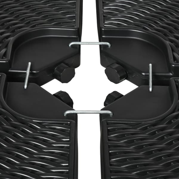 Parasollvekt Paraplyvekt For Utkragende Paraply, Værbestandig, 52 Kg Vann/68 Kg Sand, Hdpe