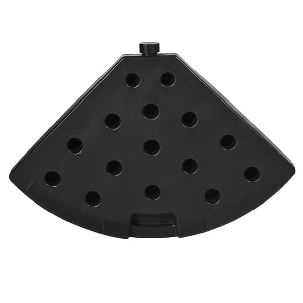 Parasollvekt Paraplyvekt For Utkragende Paraply, Værbestandig, 52 Kg Vann/68 Kg Sand, Hdpe