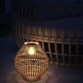Miniatyrbilde 3 av 10: Solcellelampe Rotting Hagelys, Vanntett, Lyssensor, Trommeldesign, Gul