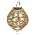 Miniatyrbilde 4 av 10: Solcellelampe Rotting Hagelys, Vanntett, Lyssensor, Trommeldesign, Gul