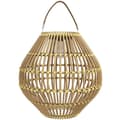 Miniatyrbilde 1 av 10: Solcellelampe Rotting Hagelys, Vanntett, Lyssensor, Trommeldesign, Gul