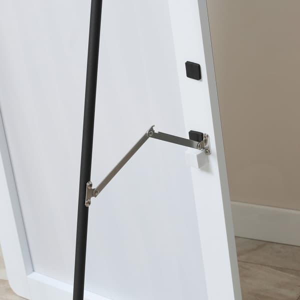Full Lengde Speil Stativ Speil 45 X 160 Cm Veggspeil Garderobe Speil Dressing Speil Soverom Stue Sølv