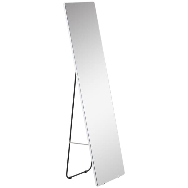Fuld Længde Spejl Stand Spejl 45 X 160 Cm Væg Spejl Garderobe Spejl Dressing Spejl Soveværelse Stue Sølv