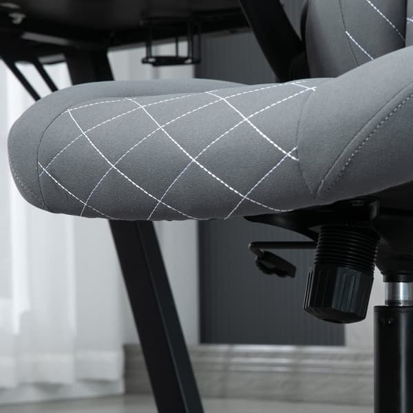 Työtuoli, Ergonominen Työtuoli, Tietokonetuoli Keinutoiminnolla, Säädettävät Käsinojat, Kääntyvä Tuoli Pehmeällä Tyynyllä