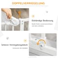 Miniatyrbillede 5 af 10: Dør Sikkerhedslåge Til Hunde Og Babyer, Ingen Boring Nødvendig, Med Automatisk Lukning, 74-80 Cm, Trappebeskytter