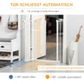 Miniatyrbillede 6 af 10: Dør Sikkerhedslåge Til Hunde Og Babyer, Ingen Boring Nødvendig, Med Automatisk Lukning, 74-80 Cm, Trappebeskytter
