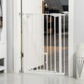 Miniatyrbillede 2 af 10: Dør Sikkerhedslåge Til Hunde Og Babyer, Ingen Boring Nødvendig, Med Automatisk Lukning, 74-80 Cm, Trappebeskytter