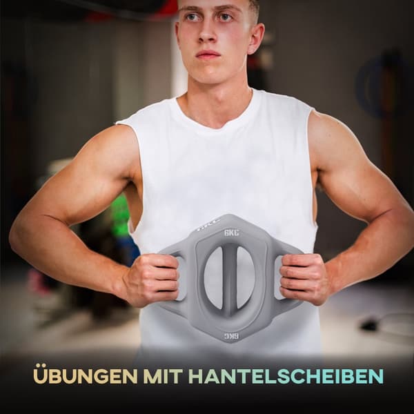 3-I-1 Manual 6 Kg Gulvvennlig Multifunksjonell Manual For Vekttrening, Metall, Grå
