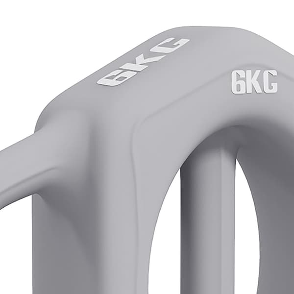3-I-1 Manual 6 Kg Gulvvennlig Multifunksjonell Manual For Vekttrening, Metall, Grå