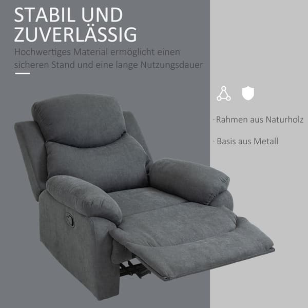 Lepotuoli, Tv-Tuoli Lepotuoli, Pellavanäköinen Lepotuoli, Jopa 150 Kg, Tv-Tuoli