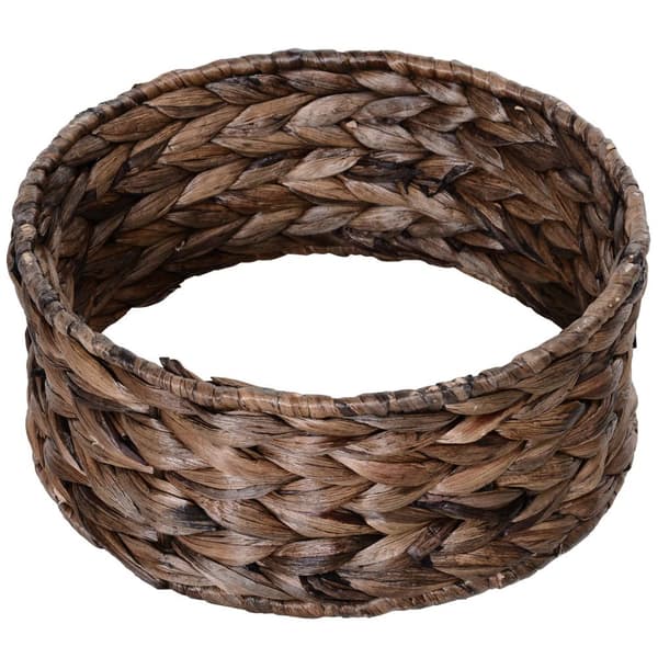 Rattan Cat Basket Cozy Cat Cave Vesihyasintista, Tummanruskea, Ihanteellinen Olohuoneeseen, 50X42X60Cm