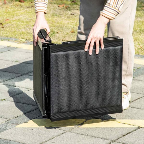 Kæledyrsrampe, Sammenklappelig Aluminiumshunderampe, Skridsikker, Til Biler, Lastbiler, Suv'Er, Op Til 40 Kg, Bagagerumsrampe
