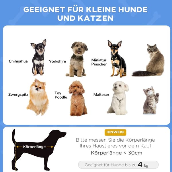 Hundeseng Katteseng, Hundesofa Med Sklisikre Treføtter Og Pute, Innendørs, Grå, 40,5X40,5X33 Cm