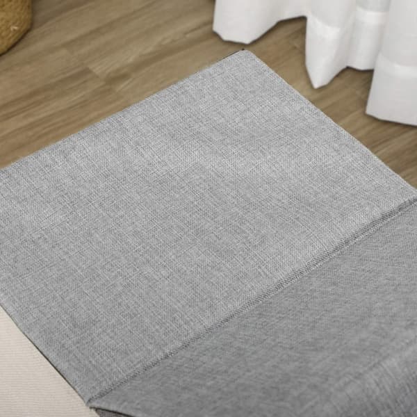 Cat Cave Med Kradseoverflade Og Dobbeltdøre Cudly Cave Med Pude Og Legetøjskugle, Polyester, Grå