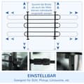 Miniatyrbillede 6 af 10: Trunk Divider Justerbar Universal Car Divider Stål 89-150X76-124Cm