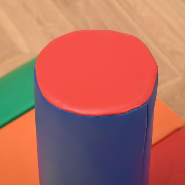 7 Stk. Myke Byggeklosser, Byggeklosser, Skumbyggeklosser For Løping Og Klatring, Gigantiske Byggeklosser, Myke Byggeklosser, Kunstskinn, Fargerikt