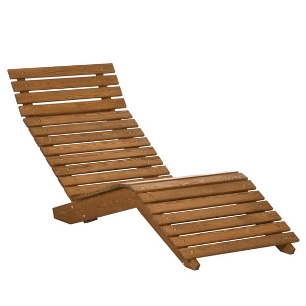 Solseng, Fluktstol, Hageseng, Avslapningsseng For Basseng, Balkong, Opptil 120 Kg, Heltre, Teak, 66X170X77Cm