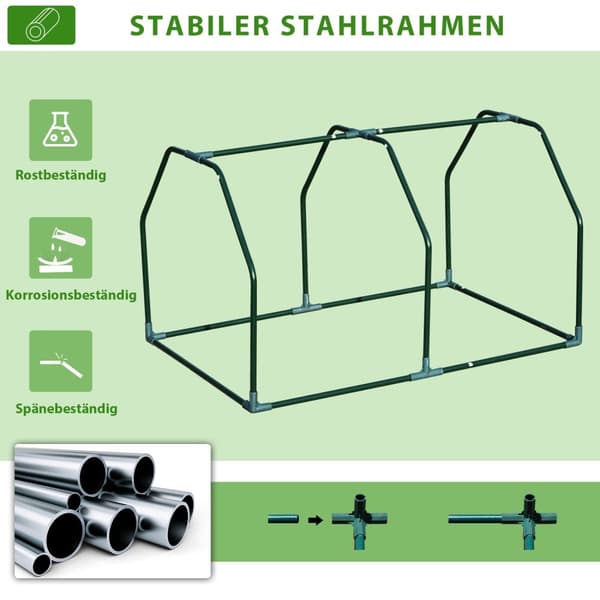 Folie Drivhus, Mini Drivhus, Uv Resistent Kold Ramme, Drivhus, Tomat Hus Til Dyrkning Have, Hvid, 99 X 71 X 60 Cm
