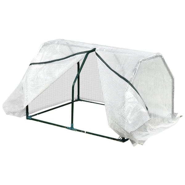 Folie Drivhus, Mini Drivhus, Uv Resistent Kold Ramme, Drivhus, Tomat Hus Til Dyrkning Have, Hvid, 99 X 71 X 60 Cm
