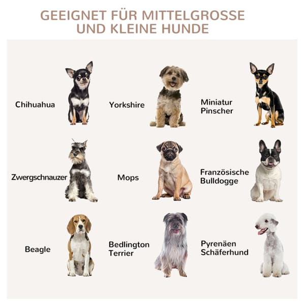 Hundebur Med Bordplade Stilfuld Hundekennel Til Mellemstore Hunde Indendørs, Låsbar Dør, Brun, 80,5X59,5X67,5 Cm
