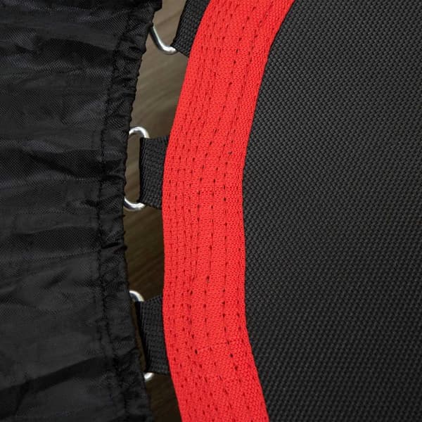 Mini Trampoline Lcd-Skjerm 102 Cm Fitness Trampoline Med 4-Veis Høydejusterbart Håndtak Opptil 100 Kg