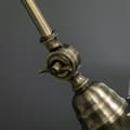 Miniatyrbillede 10 af 10: Gulvlampe Retro Buelampe Med Justerbar Lampeskærm, E27, Messing Look, Til Stuen