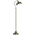 Miniatyrbillede 1 af 10: Gulvlampe Retro Buelampe Med Justerbar Lampeskærm, E27, Messing Look, Til Stuen
