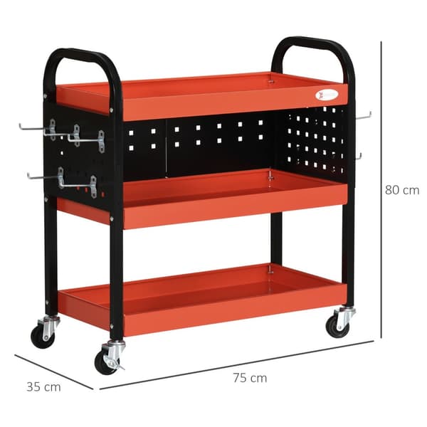 100 Kg Bæreevne, Rød, Til Garage