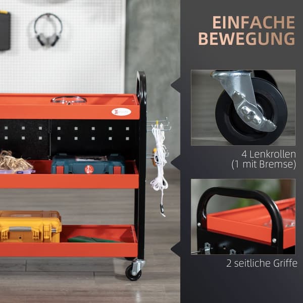 100 Kg Bæreevne, Rød, Til Garage