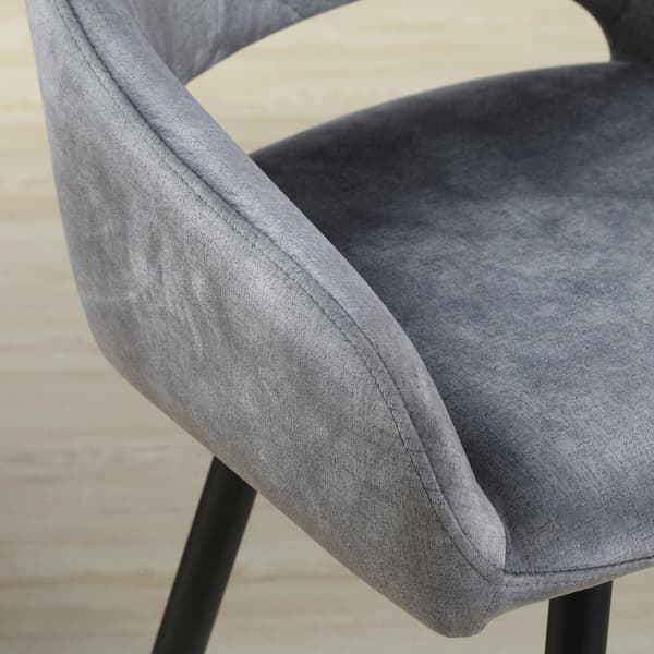 Baarituolisarja 2 Baarituolia Bistrojakkarat Jalkatuella Velvet Look Keittiötuolitiski Jakkara Istuinpäällinen Kitchen Islandsille Teräksenharmaa 50 X