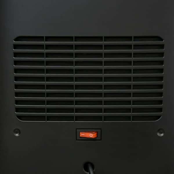 3 Moduser Keramisk Varmevifte Med Timer 2000 W Elektrisk Varmeovn Med Led-Flammer Og Overopphetings- Og Tippebeskyttelse Med Fjernkontroll 33,7X25,5 X