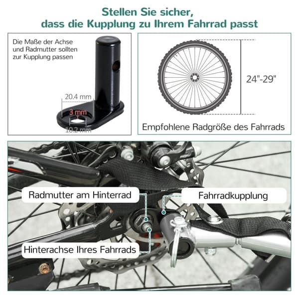 Børnetrailer Børneanhænger Cykeltrailer Til 2 Børn Med Regnslag Åndbar Grøn + Sort 155 X 88 X 108 Cm