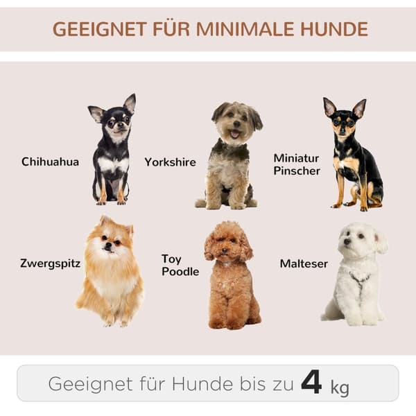 Dog Trolley 2-In-1 Kuljetuslaukku & Lemmikkireppu Koirille Ja Kissoille, Ovi & Ikkuna, Harmaa, 43X33X51,5Cm