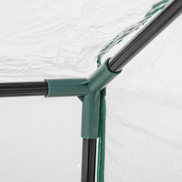 Foliedrivhus Med Vindu, Pvc Drivhus, Tomathus, Kaldramme, 120X60X60 Cm, Gjennomsiktig