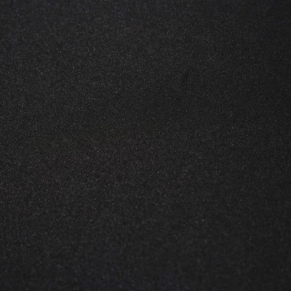 Parasoll Hageparaply 3-Lags, Solbeskyttelse, Bambus & 180/㎡ Polyester, Svart, Ø2,5X2,3M