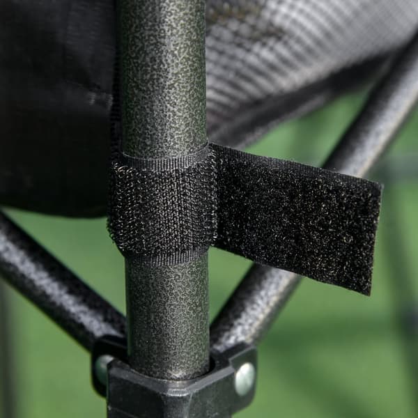 Campingbord Sammenleggbart Aluminium Sammenleggbart Bord Lett Bærbar Med Mesh Bag Svart 70X70X69Cm