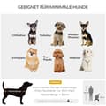 Pikkukuva 8 / 10: Dog Cart Koiravaunut Kokoontaitetulla Toiminnolla Lemmikkirattaat Pienille Koirille Ja Kissoille Lemmikkivaunut Cat Buggy Oxford Grey 67 X 45 X 96 Cm