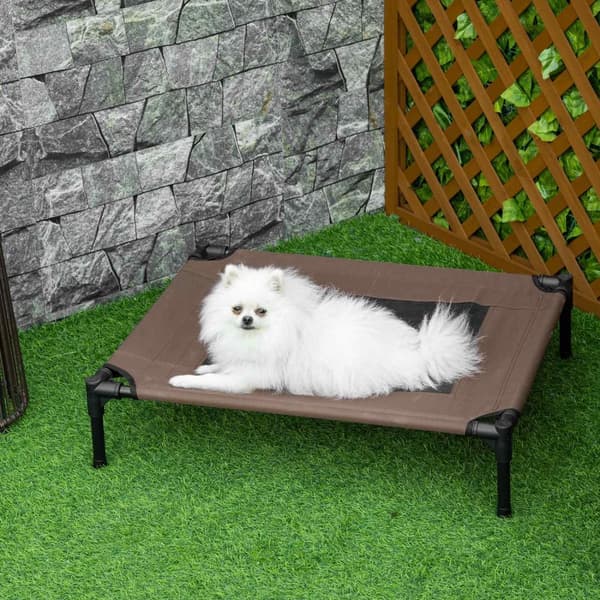 Outdoor Hundeseng Robust Hundeseng 600D Oxford Brun 76X61X18Cm Hunde & Katte